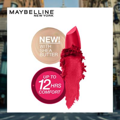 Maybelline New York Color Sensational Creamy Matte Lipstick, 647 Dare to be Red 3.9 gm - Lipsticks