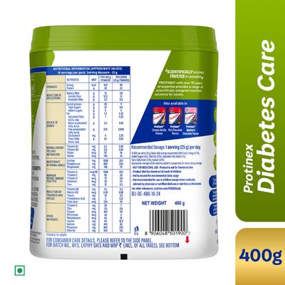 Protinex Diabetes Care Powder - Creamy Vanilla Flavour 400 g - Diabetes (Fitness)