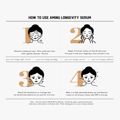 AMINU The ultra modern - Longevity Serum 30 ml - Face Serum