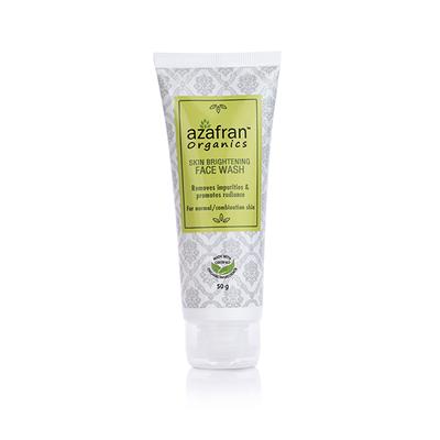Azafran Organics Skin Brightening Face Wash 50 gm - Face Washes