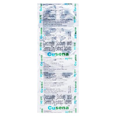 Cusena Tablet 10's - Constipation-Lax