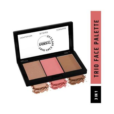INSIGHT PROFESSIONAL TRIO FACE PALETTE (HIGHLIGHTER-BLUSHER-CONTOUR) 15 gm - Highlighters & Illuminators
