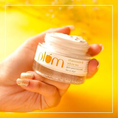 Plum Chamomile and White Tea Glow-Getter Face Mask 60gm - Masks & Peels