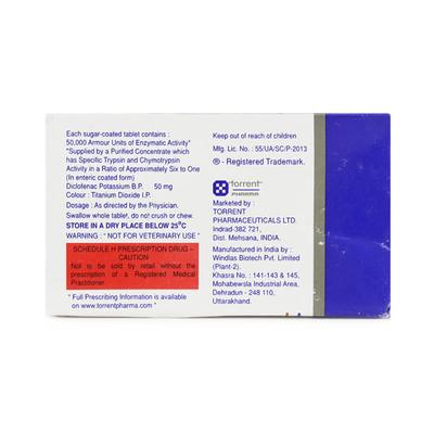 Chymoral Plus Tablet 15'S - Pain relief-Ant