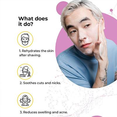 Cosmos by Bewakoof After Shave Gel With Witch Hazel & Menthol 100 ml - Beard Gel