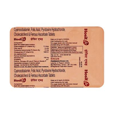 HOSIT FE Tablet 10's - Supplements-Vam