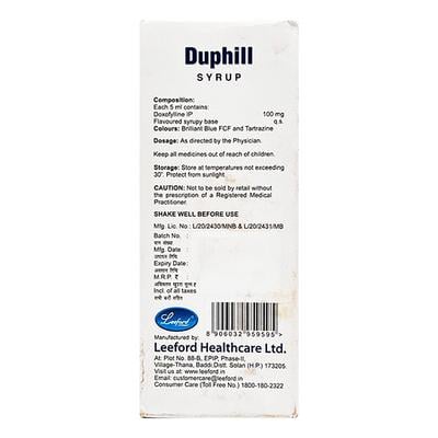 DUPHILL Syrup 100ml - Asthma/COPD-Ast