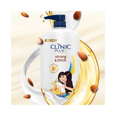 Clinic Plus Strong& Extra Thick Shampoo with Milk Protein and Almond Oil 1000 ml - Shampoos