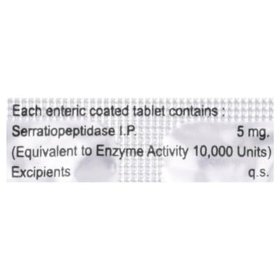 Lyser 10mg Tablet 10'S - Pain relief-Nsa