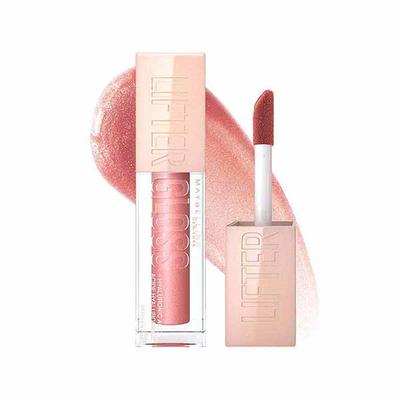 Maybelline New York Lifter Gloss Moisturizing, Tinted Lip Gloss With Hyaluronic Acid, Moon 5.4 ml - Lip Glosses