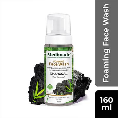 Medimade Charcoal Face Wash 160 ml - Face Wash & Cleansers