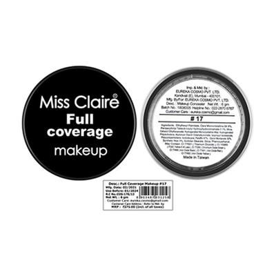 Miss Claire Full Coverage Makeup + Concealer 17 6 Gm - Concealer