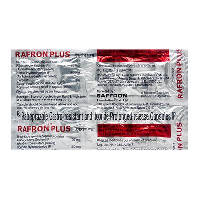 RAFRON PLUS Capsule 10's - Ulcer/Reflux/Flatulence-Aaa