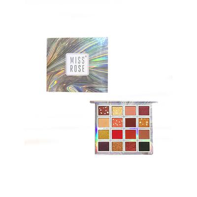 Miss Rose Highly Pigmented 16 Multi - color 3D Eyeshadow Palette 7001 - 011 02 26.15 gm - Face Palettes