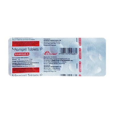 RAMIGO 2.5 Tablet 10's - Hypertension-ACE