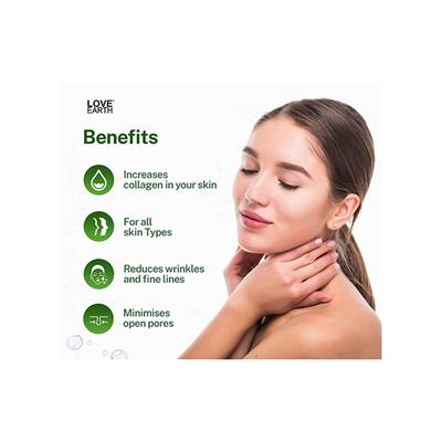 Love Earth Collagen Boosting Toner with Aloe Vera Extracts And Glycerin for Scar Reduction,Fine Lines & Ageing 100 ml - Toners