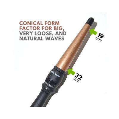 Alan Truman Argan Gold Wand Large (32-19Mm) 1's - Rollers & Curlers