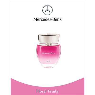 Mercedes-Benz BENZ ROSE FOR WOMEN Eau de Toilette 90 ml - Women Perfumes (Edt/Edp)