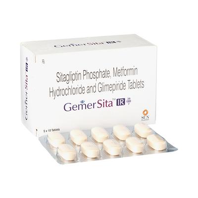 GEMER SITA IR 50/1000/2 Tablet 10's - Diabetes-Ant
