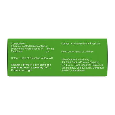 Drotikind 80mg Tablet 10'S - Muscle Spasm-Ant