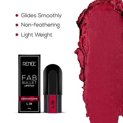 RENEE Fab Bullet L 18 Crimson Cupid 1.5 gm - Lipsticks