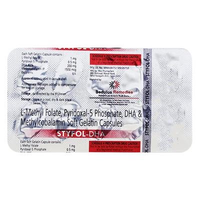 STYFOL DHA Capsule 10's - Iron Supplement/Anaemia-Vma
