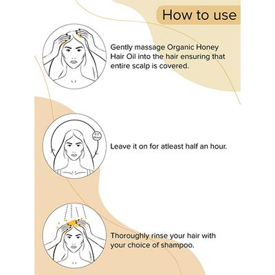 DROMEN & CO Organic Honey Hair Oil 50 gm - Hair Oils