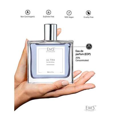 EM5 Ultra Perfume for Men - Eau De Parfum Spray, Vanilla Warm Spicy Fruity 50 ml - Men Perfumes (Edt/Edp)