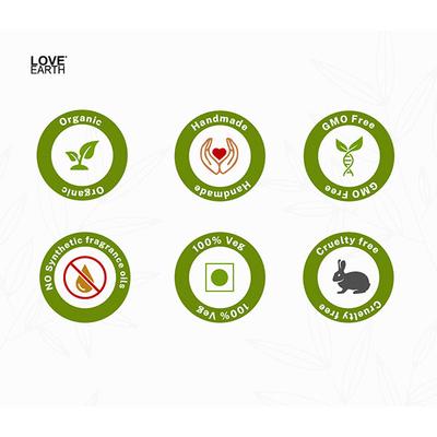 Love Earth Organic Foot Cream With Green Tea & Jojoba Oil(Simmondsia Chinensis) 50 gm - Foot Creams & Lotions