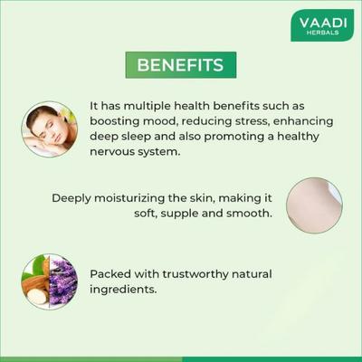 Vaadi Herbals Aromatherapy Body Oil-Lavender & Almond Oil 110 ml - Essential Oils