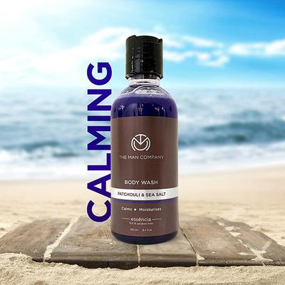 The Man Company Body Wash for Men with Patchouli & Sea Salt 250 ml - Shower Gels & Body Wash