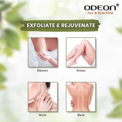 Odeon Strawberry & Aloe Vera Face And Body Scrub 300 ml - Scrubs & Exfoliants