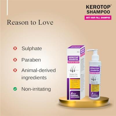 Kerotop Anti Hair Fall Shampoo 200 ml - Shampoos
