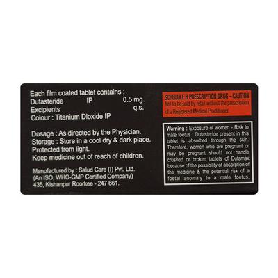 DUTAMAX Tablet 10's - Bladder And Prostate Disorders-Dru