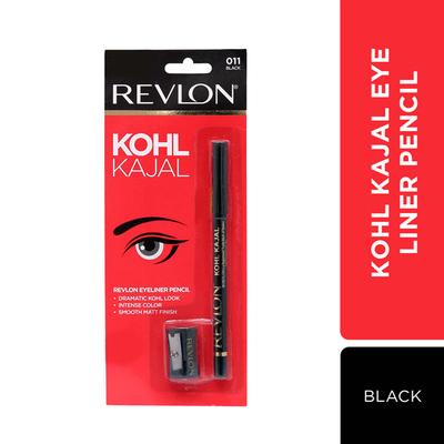 Revlon Touch & Glow Natural Matte Moisturising Powder & Black Kohl Kajal Combo 13 g - Kajal & Kohls