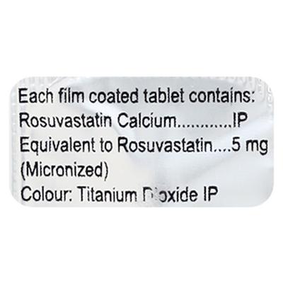 Rosur 5mg Tablet 10'S - High Cholesterol-Dys