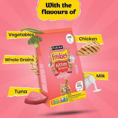 Nestle Purina Friskies Kitten Discoveries Cat Food 400 g - Petfood