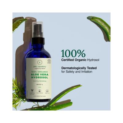 Juicy Chemistry 100% Organic Aloe Vera Water Toning Mist For Sun Damaged & Sensitive Skin 110.0 ml - Face Mists