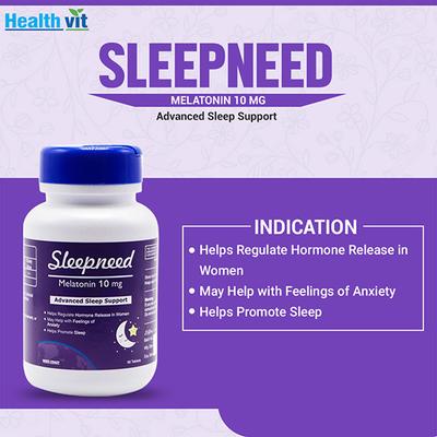 Healthvit Sleepneed Melatonin 10mg - 60 Tablets 60's - Mental Health