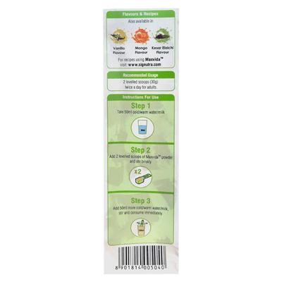 Maxvida Balanced Nutrition Supplement Powder Refill - Chocolate Flavour 400 g - Protein Drink