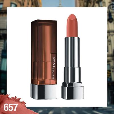 Maybelline New York Color Sensational Creamy Matte Lipstick, 657 Nude Nuance 3.9 gm - Lipsticks