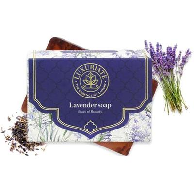 Luxuriate Lavender Soap with Real Lavender Rejuvenating Body Beauty Soap 125 gm - Soaps