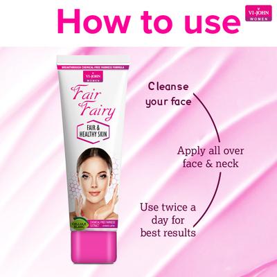 Vi-John Women Care Kit (Saffron Haldi Chandan Fairness Cream 50 gm + Fast Glow Fairness Cream 50 gm + Cobra Limited Edition Eau De Parfum 60 ml + Saffron Fairness Rose Body Lotion 250 ml ) 1's - Lotions & Creams