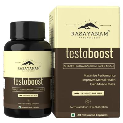 Rasayanam Testoboost Capsules 60's - Workout Essentials