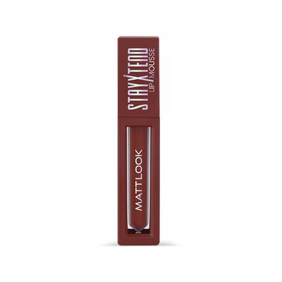 Matt Look Stayxtend Lip Mousse Enriched With Vitamin E & Non Sticky, Choco Latte-23 4 ml - Liquid Lipsticks