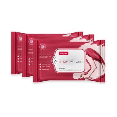 Intimate Wet Wipes by SIRONA - 30 Wipes 1's - Intimate Care
