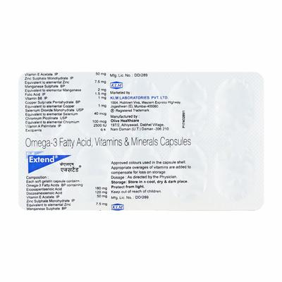 Extend Capsule 10'S - Supplements-Ent