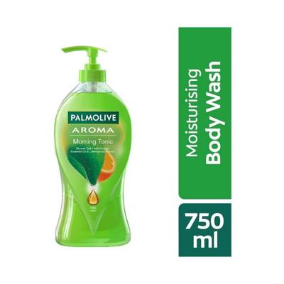 Palmolive Aroma Morning Tonic Body Wash Showergel Single Pump Bottle 750 ml (N) - Shower Gels & Body Wash