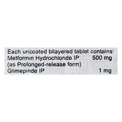 GLIMGILL M 1 Tablet 10's - Diabetes-Ant