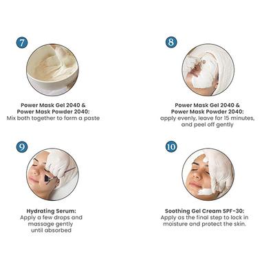 O3+ Bridal Facial Kit Hydrate & Glow for Dry Dehydrated Skin 10 Steps 122 gm - Facial Kits